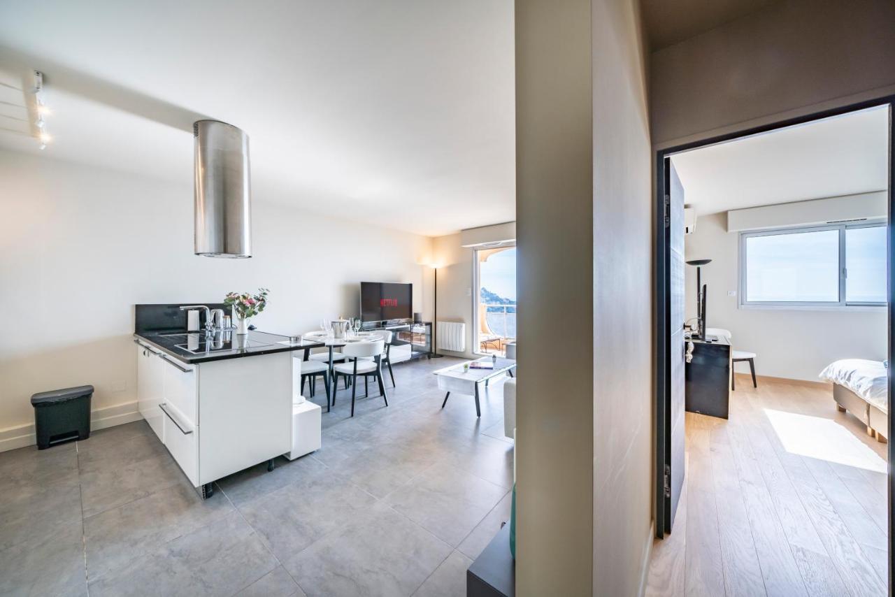 Baie Roquebrune, Balcon Vue Mer, Parking Gratuit - Ao Eksteriør bilde